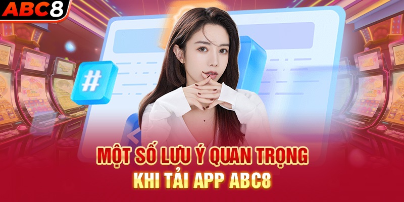 Một số lưu ý cần phải nhớ khi tải app ABC8